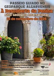 Cartaz do evento À Descoberta da Penina - Passeio Pedestre