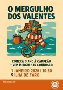 Cartaz do evento O Mergulho dos Valentes