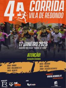 Cartaz do evento 4ª Corrida Vila de Redondo