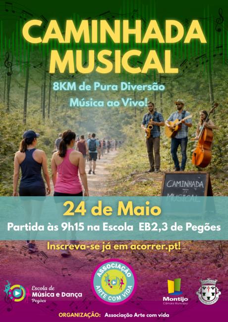 Cartaz do evento Caminhada Musical