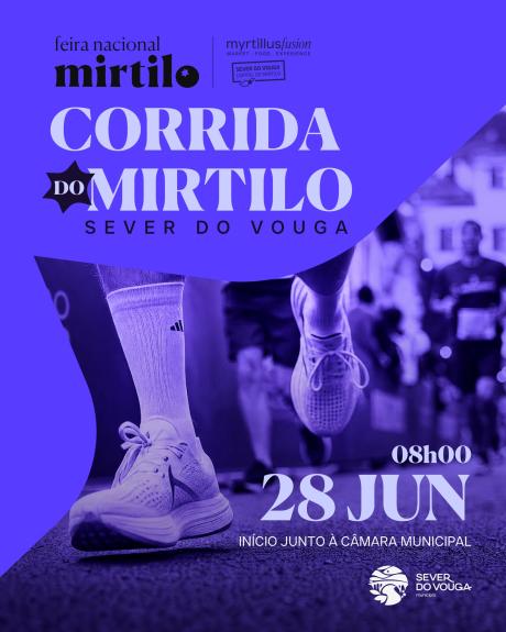 Cartaz do evento Corrida do Mirtilo