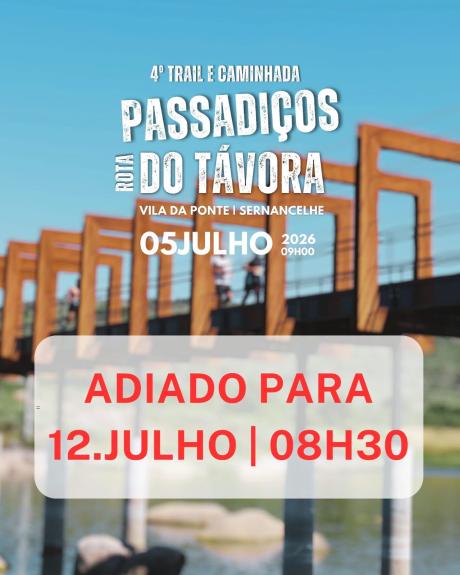 Cartaz do evento 4º Trail e Caminhada "Rota Passadiços do Távora"