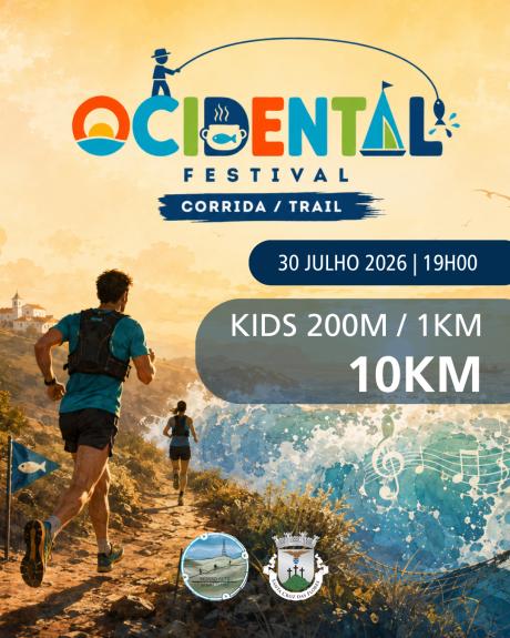 Cartaz do evento Corrida de Verão 2026 - Festival Ocidental